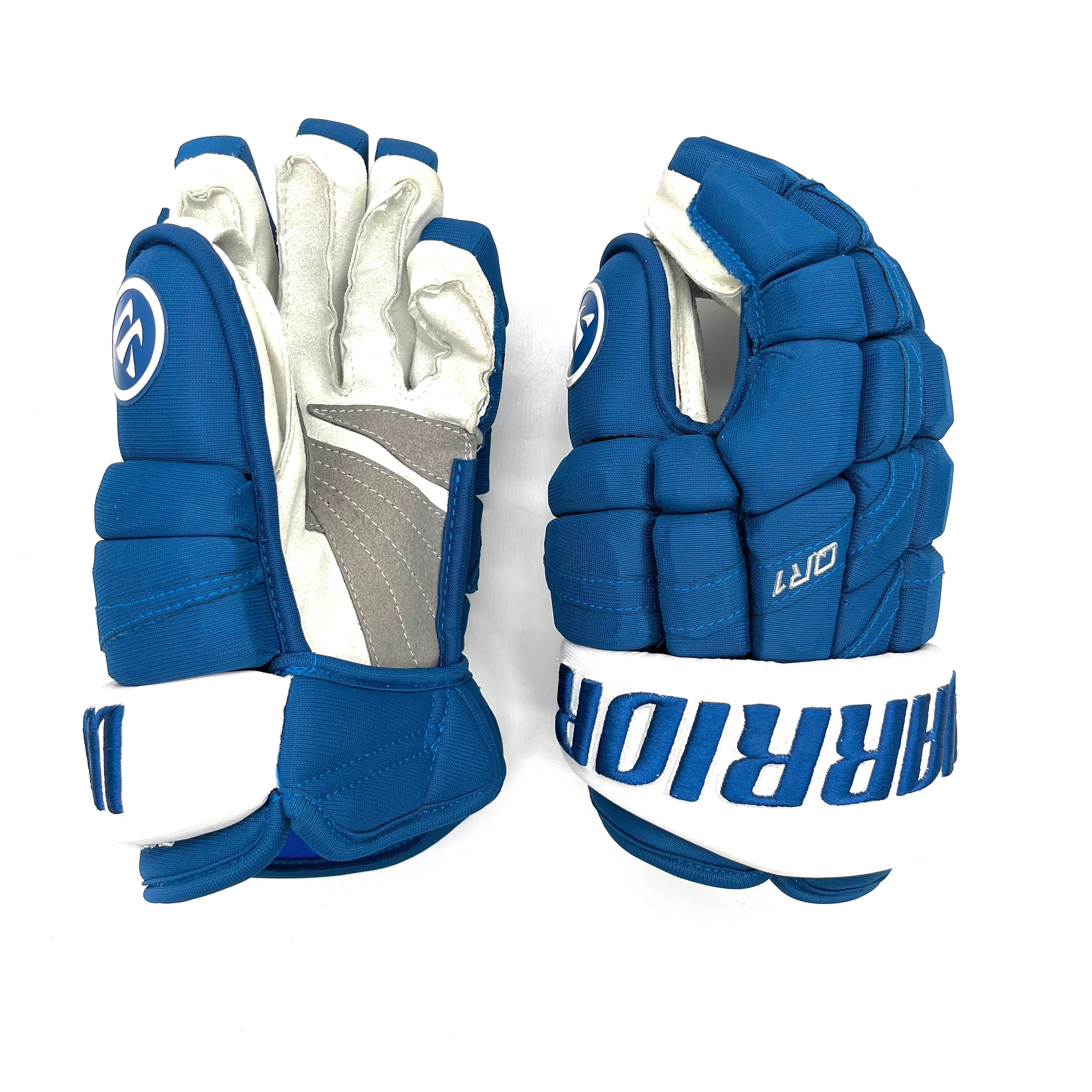 Warrior Covert QR1 - Gant NHL Pro Stock - Artem Anisimov (Bleu/Blanc)